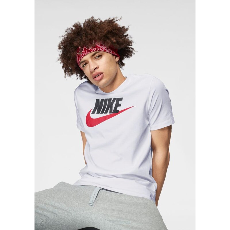 Nike Sportswear Póló 'Futura' piros / fehér