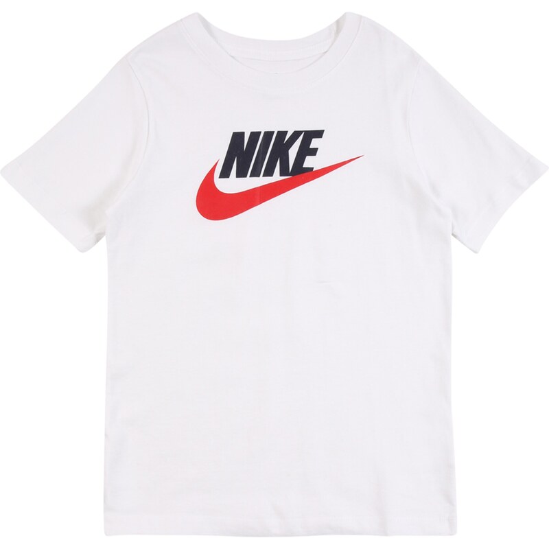Nike Sportswear Póló 'Futura' világospiros / fekete / fehér