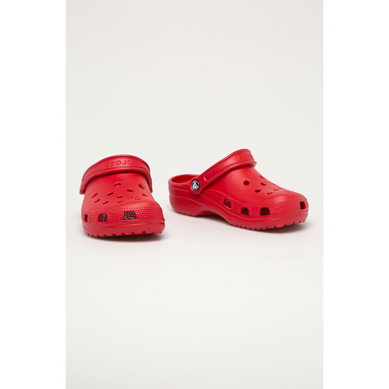 Crocs papucs Classic piros, női, 10001