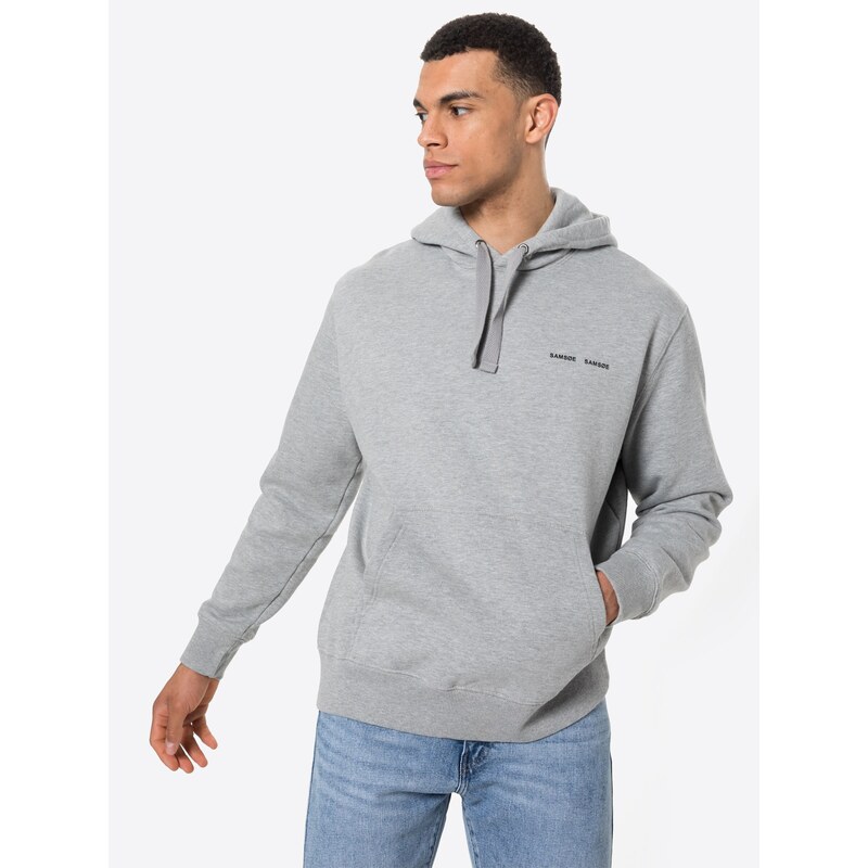 Samsøe Samsøe Tréning póló 'Norsbro' szürke / fekete