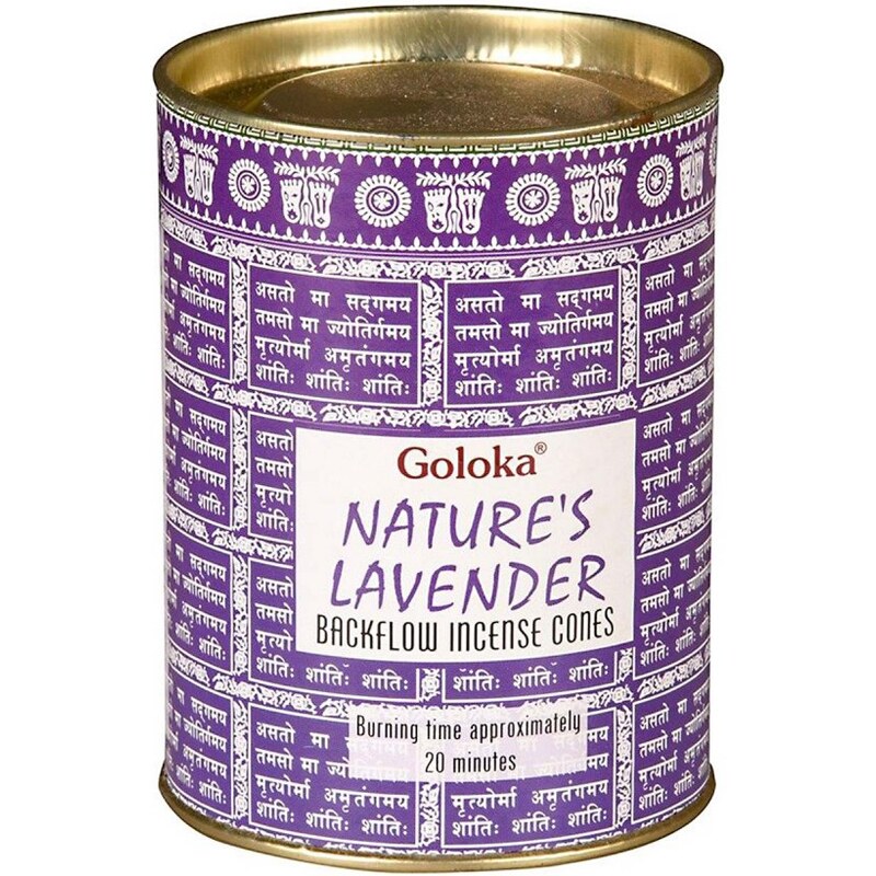 JAMMStore Goloka Lavender (Levendula) Lefelé Folyó Kúpfüstölő (24db)