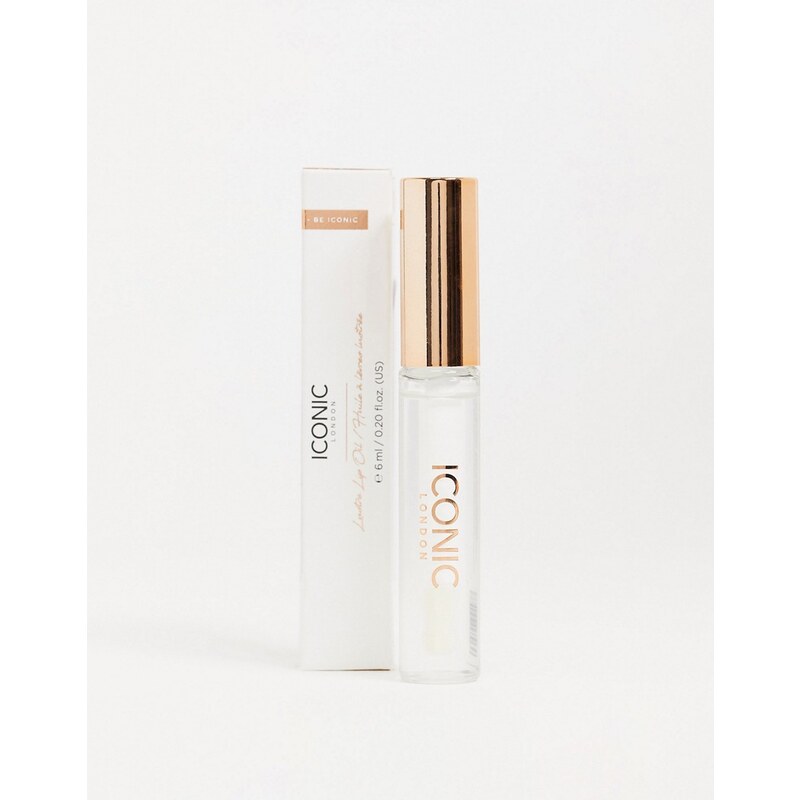 Iconic London Lustre Lip Oil - Out Of Office - Coconut-Clear