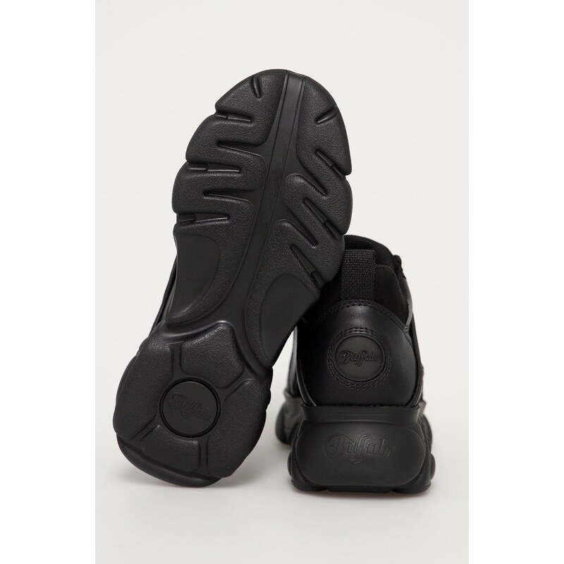 Buffalo cipő fekete, platformos