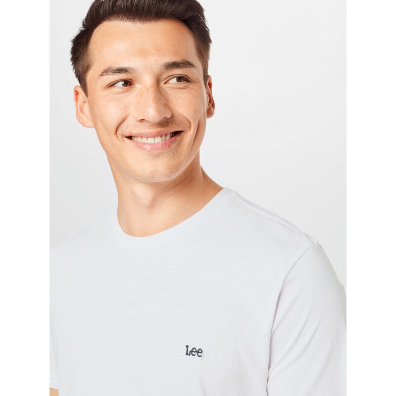 Lee Póló 'Short sleeve patch Logo Tee' fehér