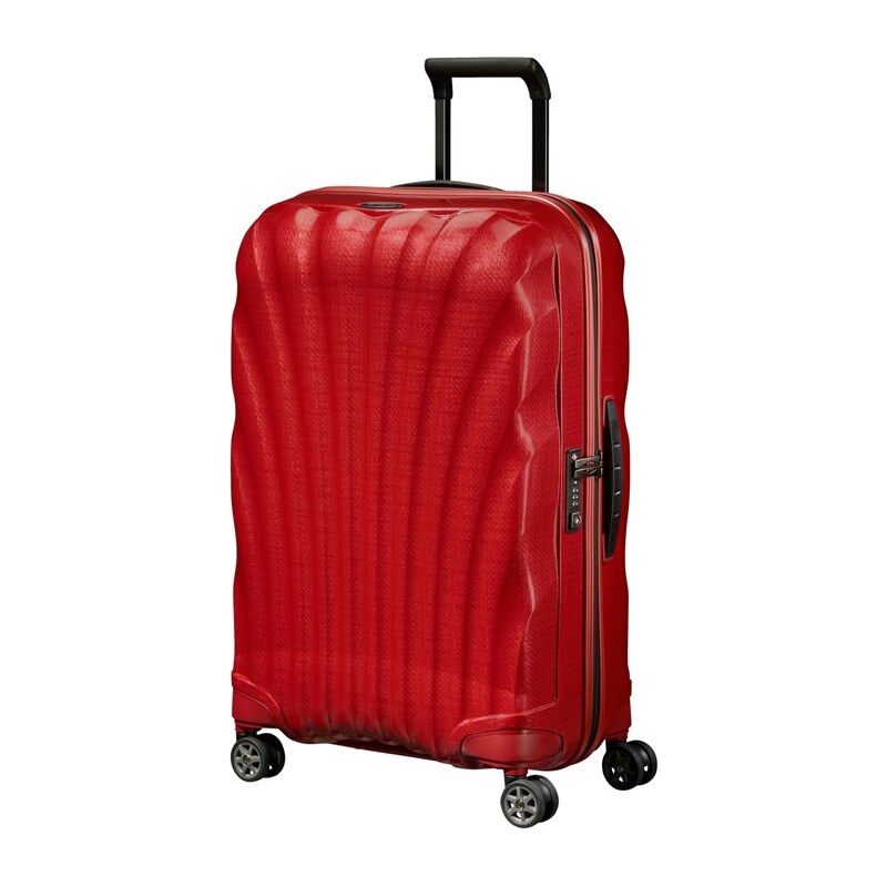 Samsonite C-LITE négykerekű közepes bőrönd 69 cm-piros 122860-1198
