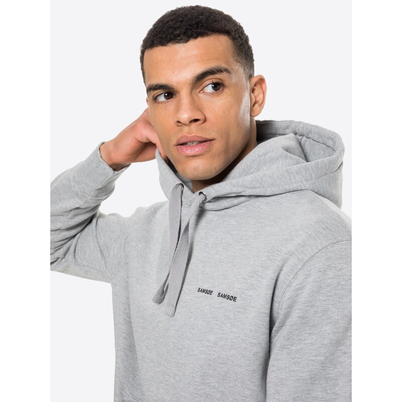 Samsøe Samsøe Tréning póló 'Norsbro' szürke / fekete