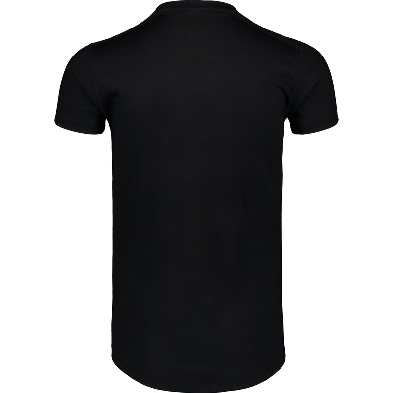 Nordblanc Fekete férfi termikus merino póló REPONSE