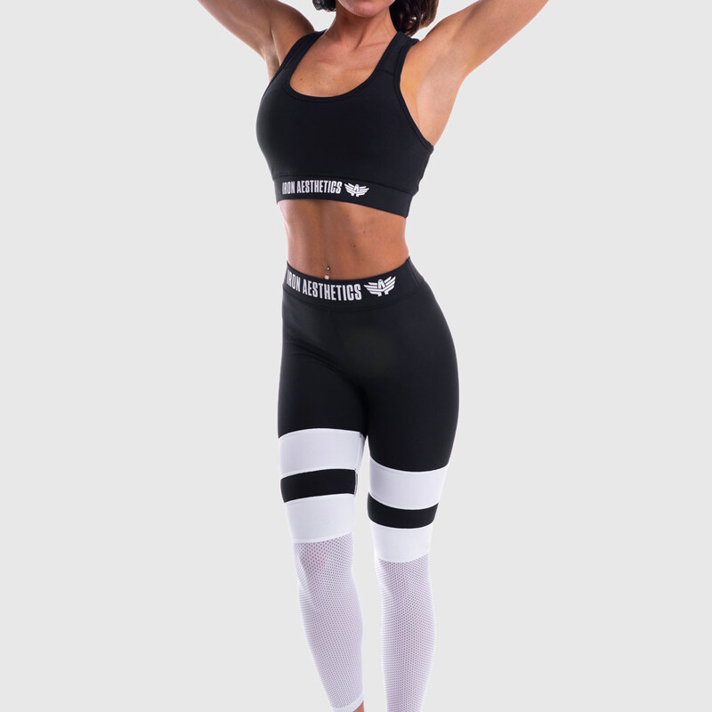 Női sportmelltartó STUFFED - Iron Aesthetics, fekete