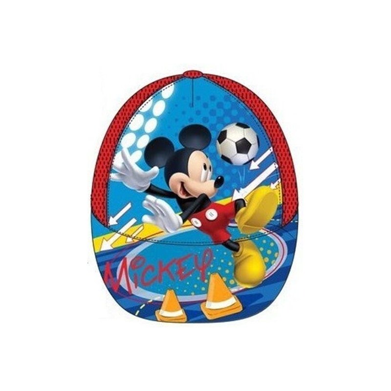 Disney Mickey gyerek baseball sapka, 54 cm, piros, Mickey focizik