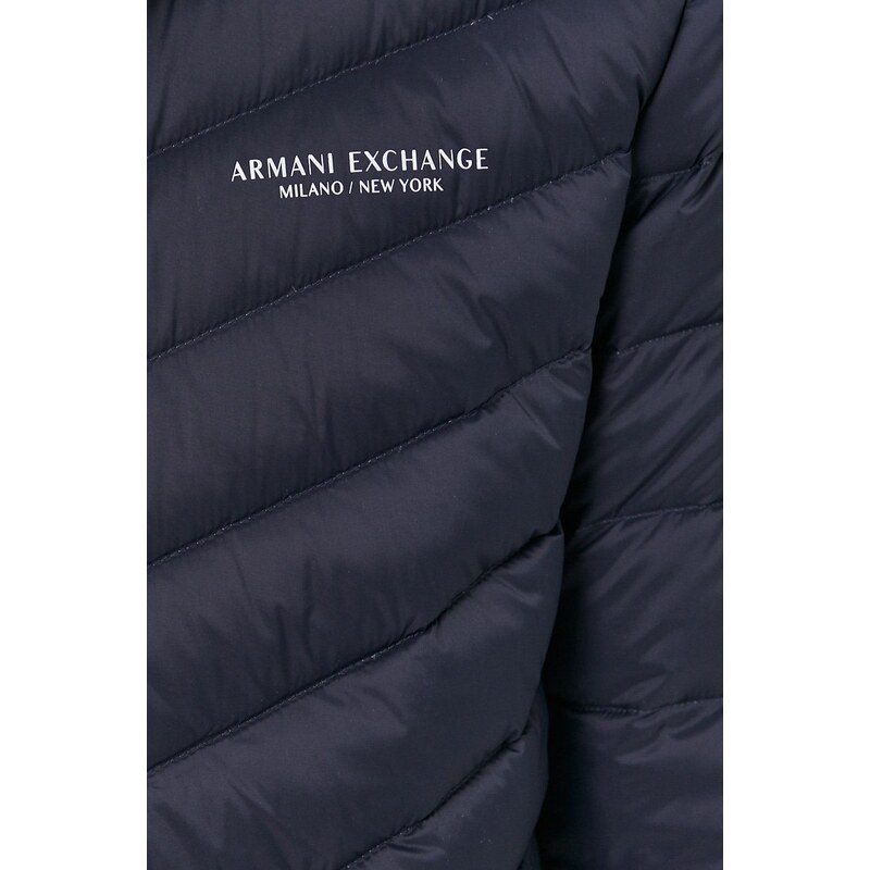 Armani Exchange pehelydzseki férfi, sötétkék, téli