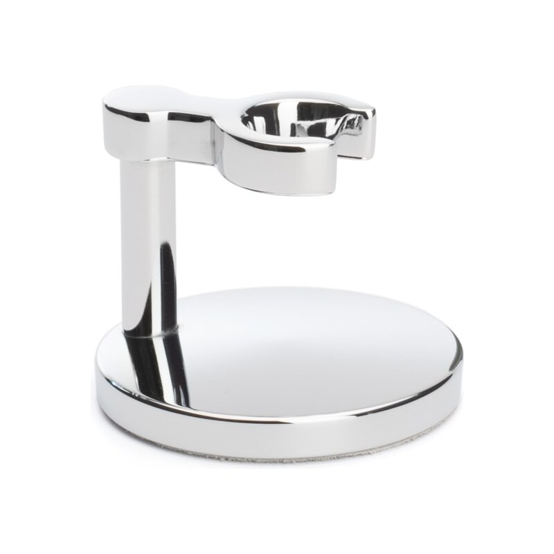 Mühle Stand for classic safety razor from MÜHLE, chrome-plated