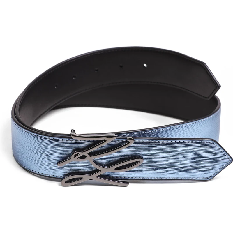 Karl Lagerfeld K/Autograph Leather Belt