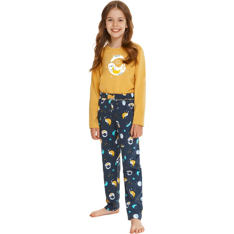 TARO Lány pizsama 2615 Sarah yellow