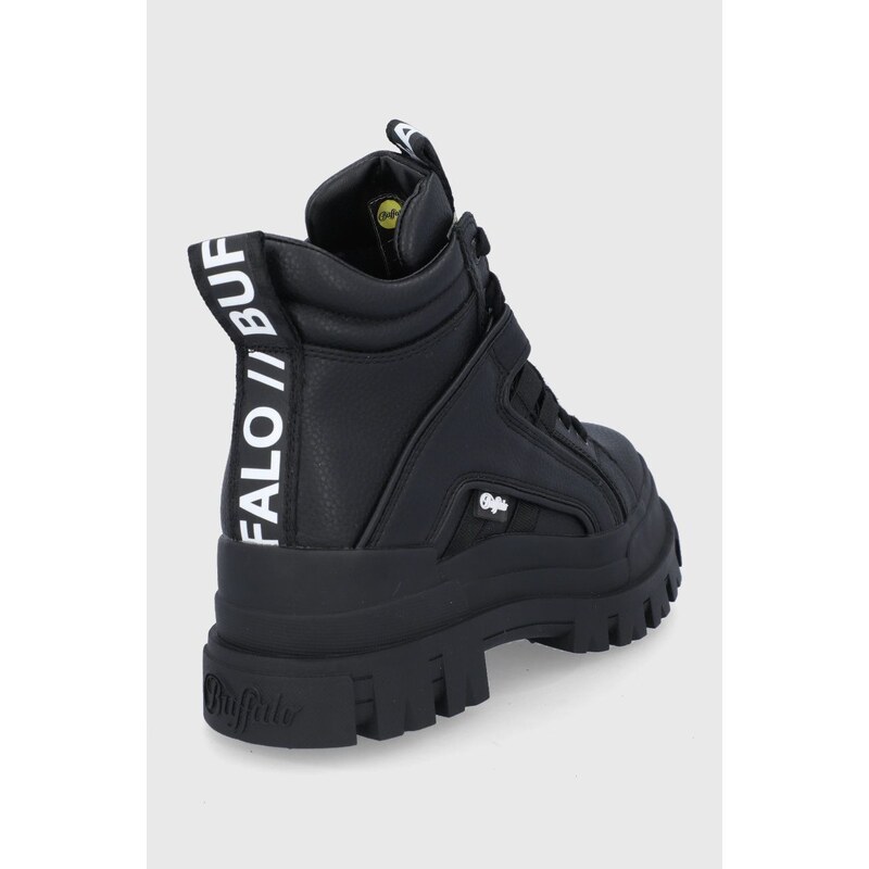 Buffalo sportcipő ASPHA NC MID fekete, platformos
