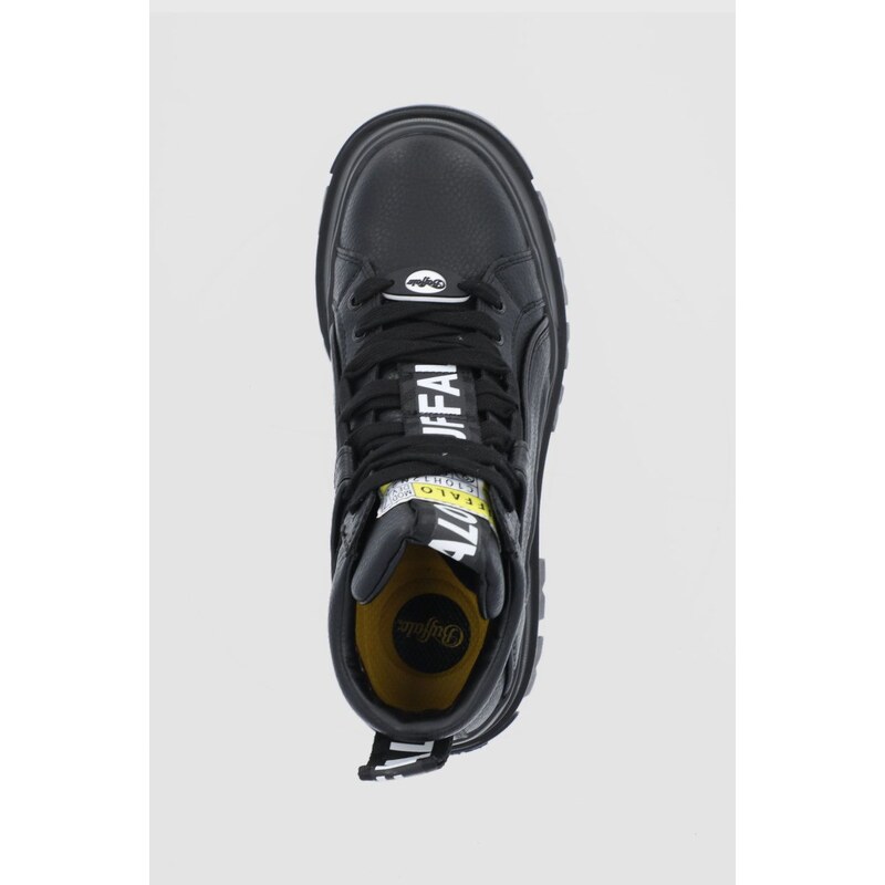 Buffalo sportcipő ASPHA NC MID fekete, platformos