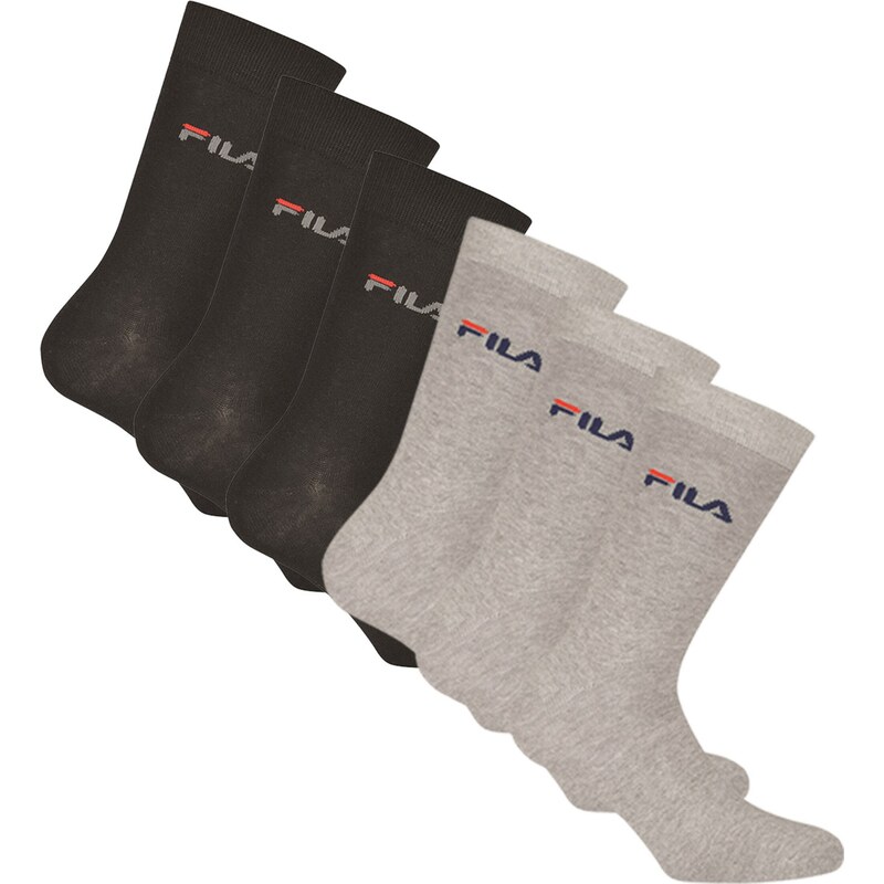 FILA Zokni sötétkék / szürke / piros / fekete