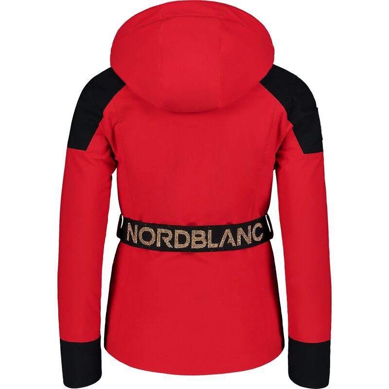 Nordblanc Piros női softshell sídzseki/síkabát BELTED