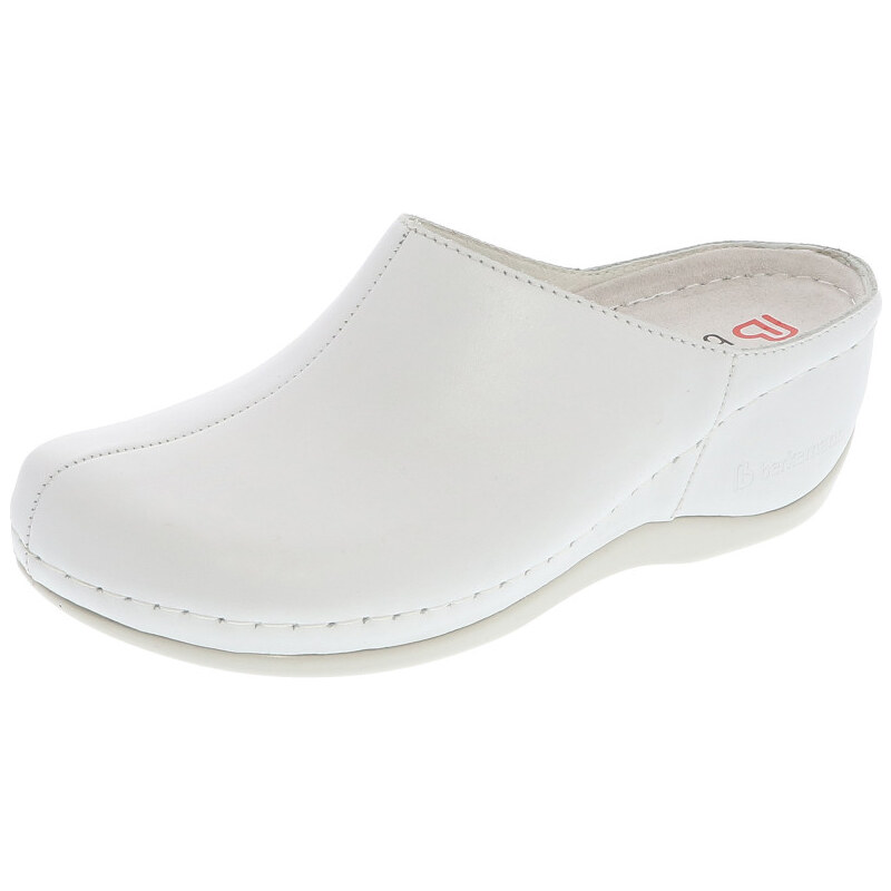 Sabot Donna Berkemann Jada - Tacco 35 Mm, Pelle Vera, Plantare Ergonomico A 5 Fasi, Comodi Ed Eleganti