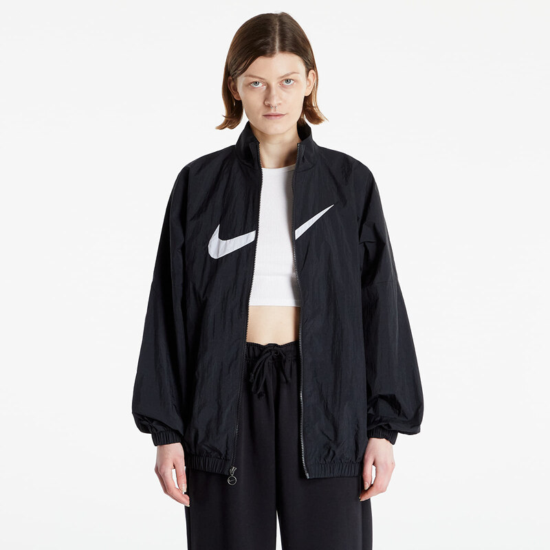 Női kabát Nike Sportswear Essential Woven Jacket Black/ White