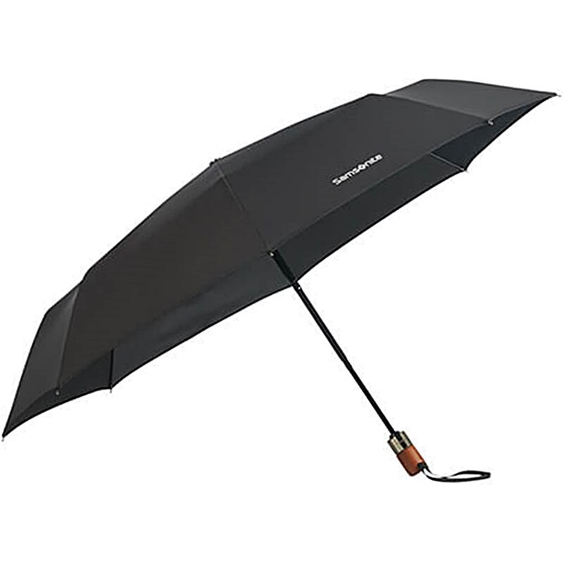 Samsonite WOOD CLASSIC S fafogós fekete automata esernyő CK3*09*023