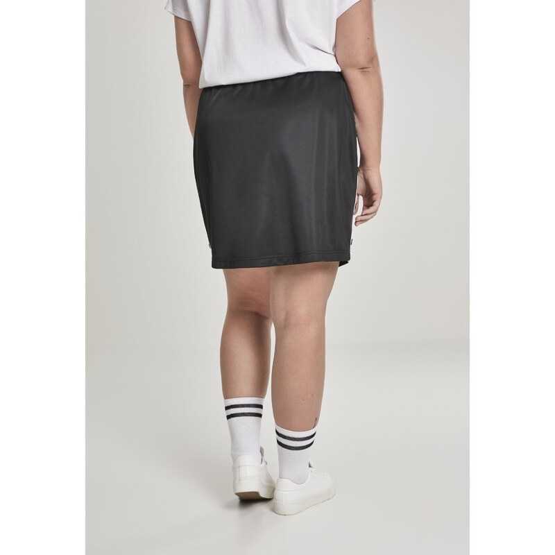 Női szoknya // Urban classics Ladies Track Skirt blk/wht/blk