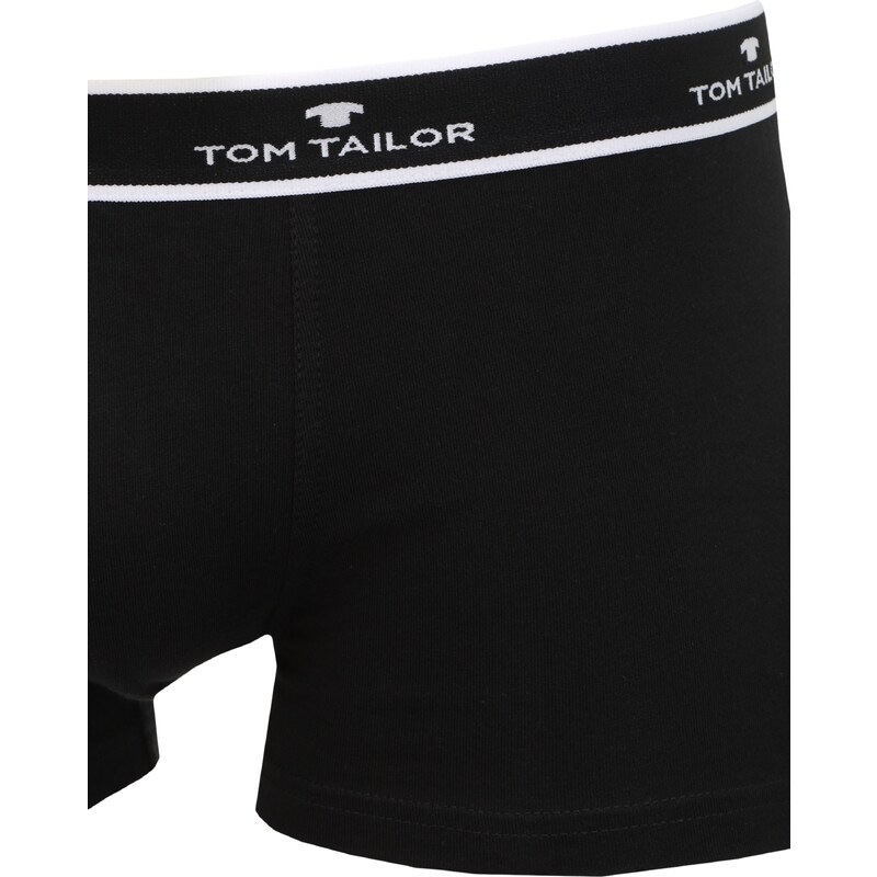 TOM TAILOR Boxeralsók fekete / fehér