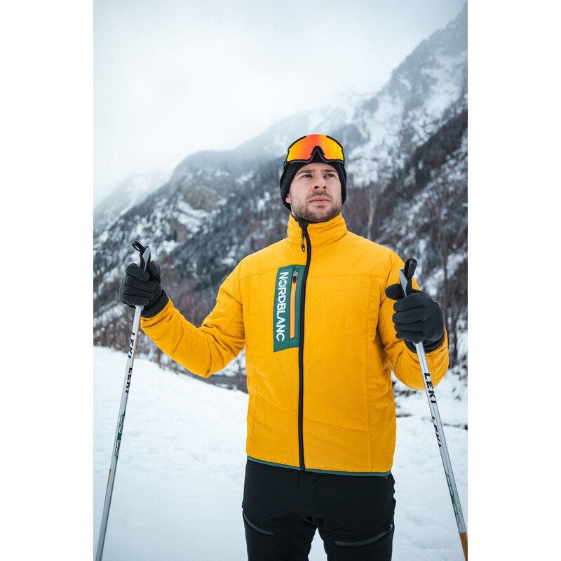 Nordblanc Zöld férfi sportos kétoldalas kabát NEON