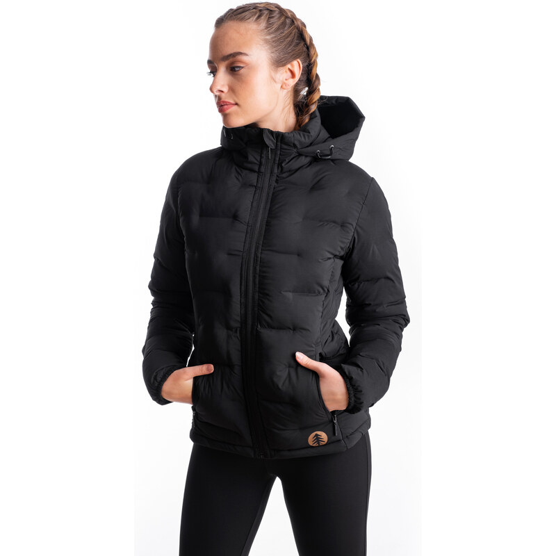 Nordblanc Fekete női könnyű téli dzseki CLARITY