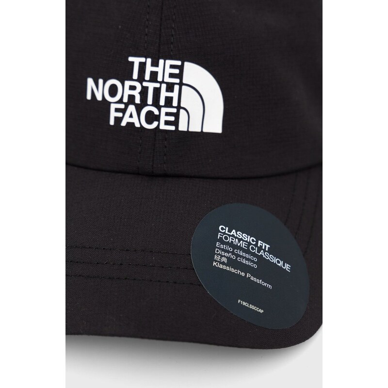 The North Face baseball sapka Horizon fekete, nyomott mintás