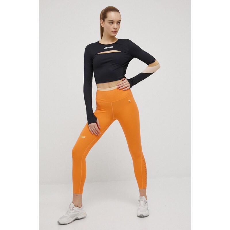 P.E Nation edzős legging narancssárga, női, nyomott mintás