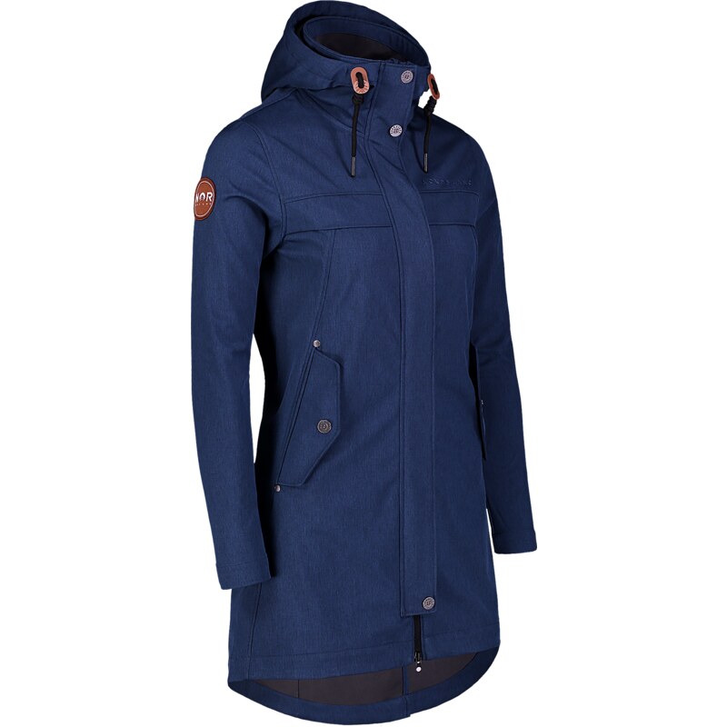 Nordblanc Kék női tavaszi softshell kabát WRAPPED