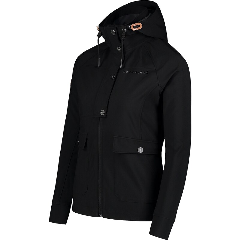 Nordblanc Fekete női könnyű softshell dzseki/kabát LIGHT-HEARTED