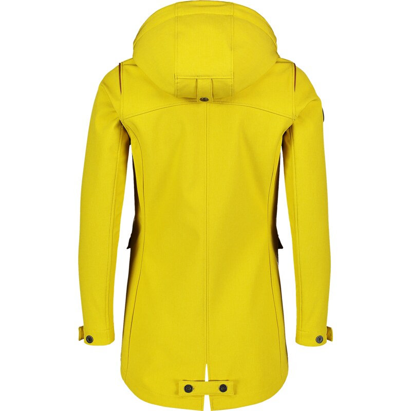 Nordblanc Sárga női meleg softshell kabát TEXTURE