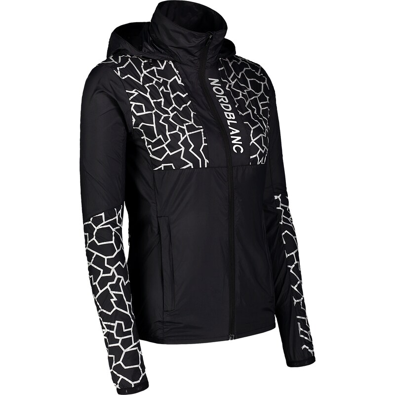 Nordblanc Fekete női ultrakönnyű sportdzseki/kabát STRIKING