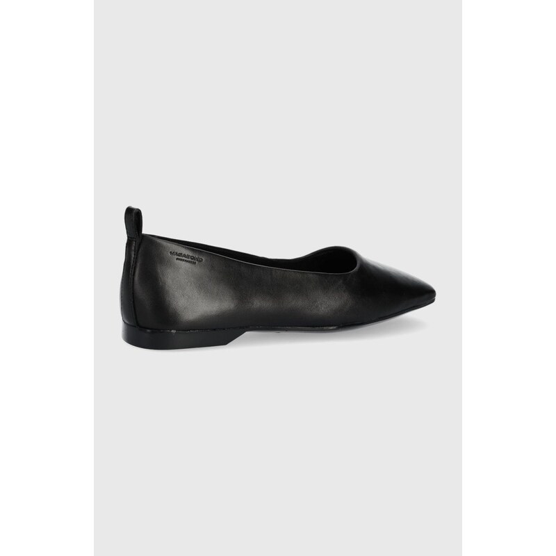 Vagabond Shoemakers bőr balerina cipő Delia fekete,