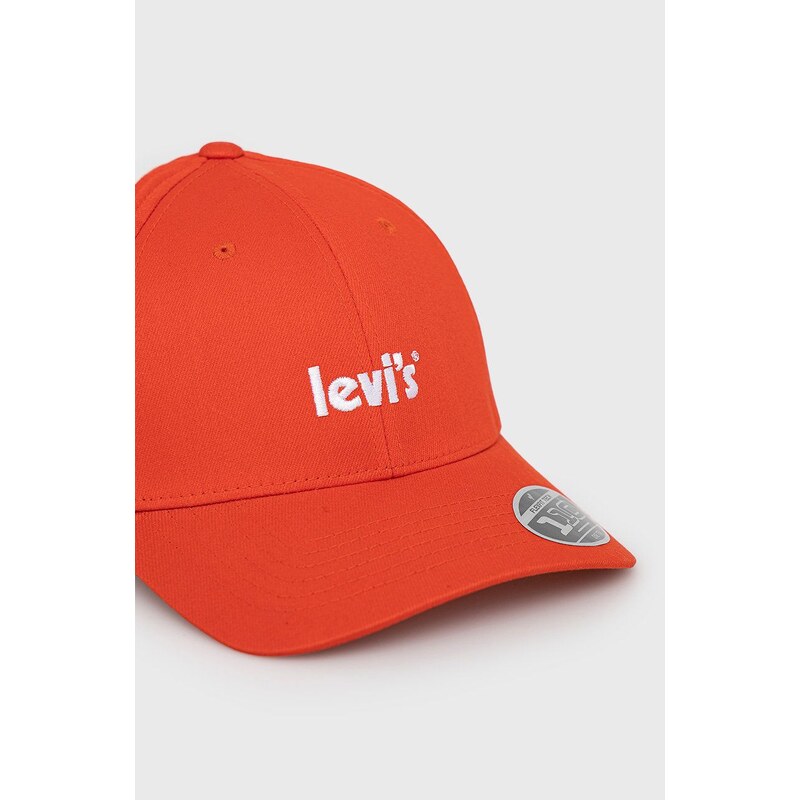Levi's sapka narancssárga, nyomott mintás