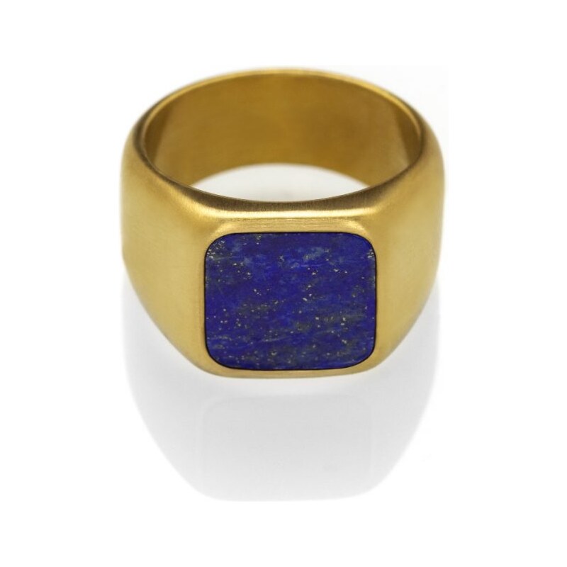 Lapis lazuli pecsétgyűrű férfiaknak - Arany Trimakasi