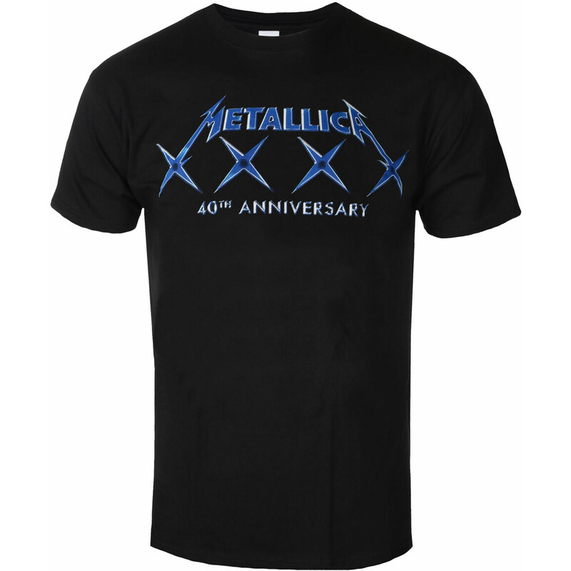 Metál póló férfi Metallica - 40 XXXX Black - NNM - RTMTLTSBXXX METTS58MB