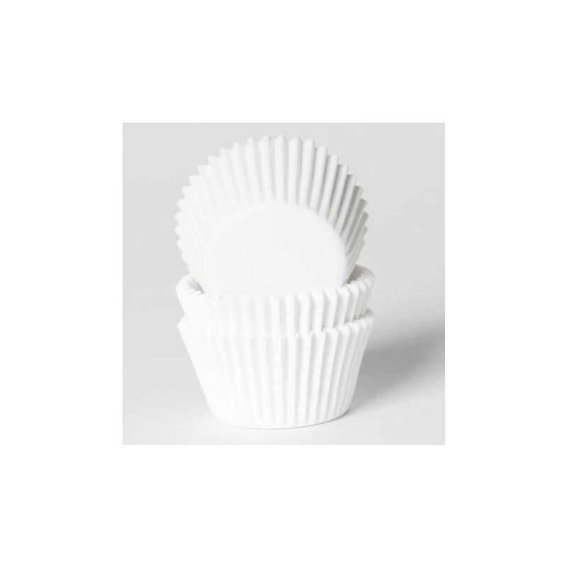 House of Marie Mini muffin papír kosárkák - fehér 60 db