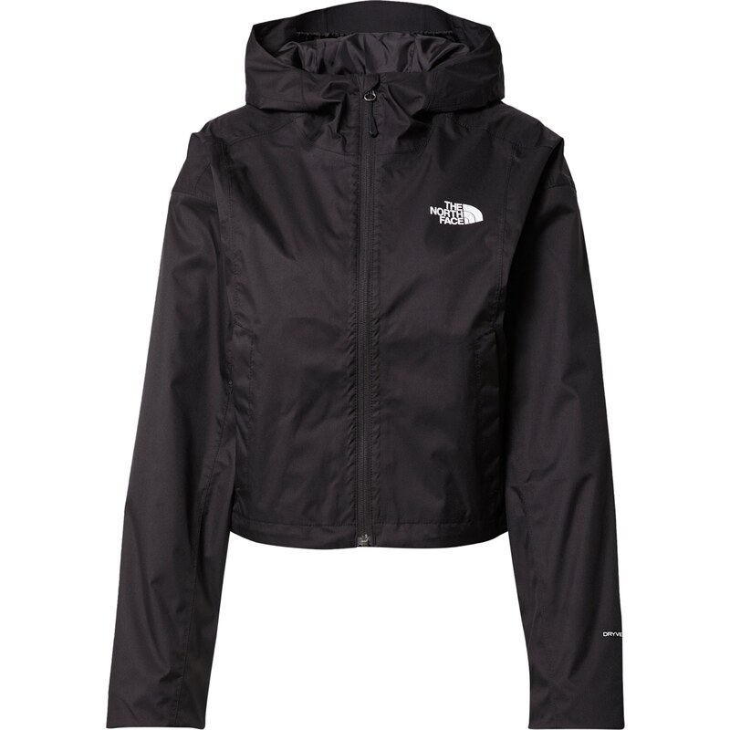 THE NORTH FACE Átmeneti dzseki 'Cropped Quest Jacket' fekete / fehér