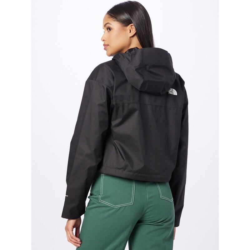 THE NORTH FACE Átmeneti dzseki 'Cropped Quest Jacket' fekete / fehér
