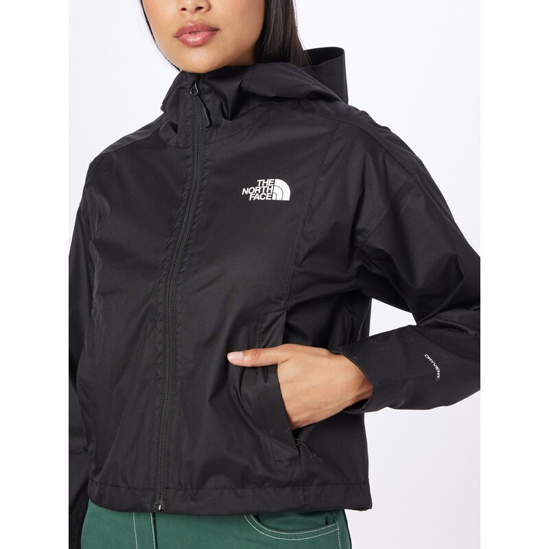 THE NORTH FACE Átmeneti dzseki 'Cropped Quest Jacket' fekete / fehér