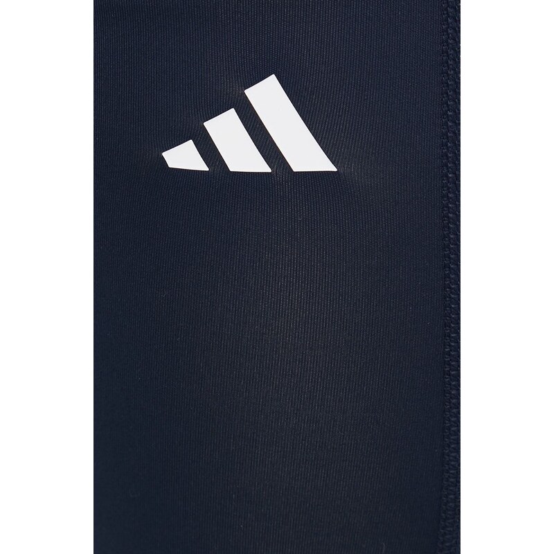 adidas Performance edzős legging 3-stripes sötétkék, férfi, nyomott mintás