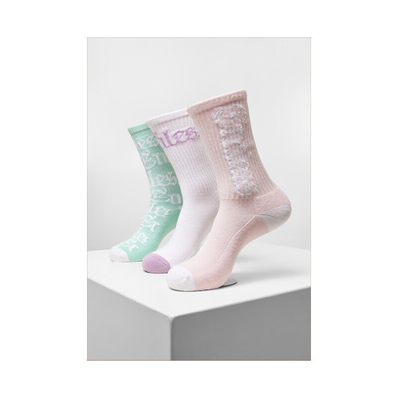 Mr. Tee Endless Socks 3-pack white/lightrose/mint