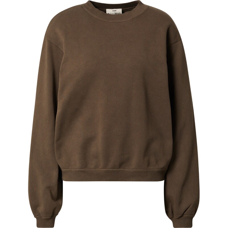 A LOT LESS Tréning póló 'Haven' sötét barna