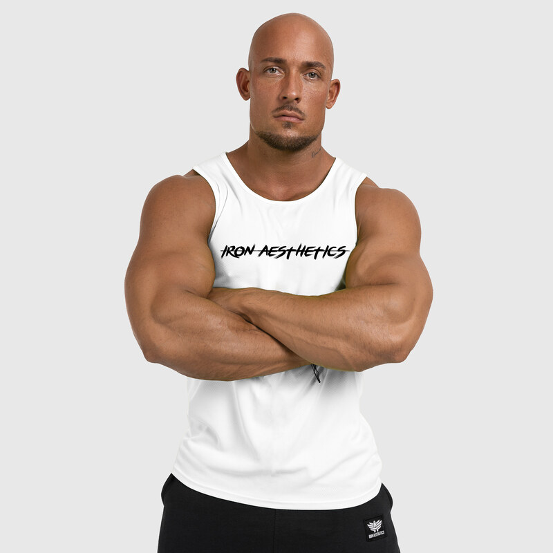 Férfi funkcionális atléta Iron Aesthetics Sporty, fehér