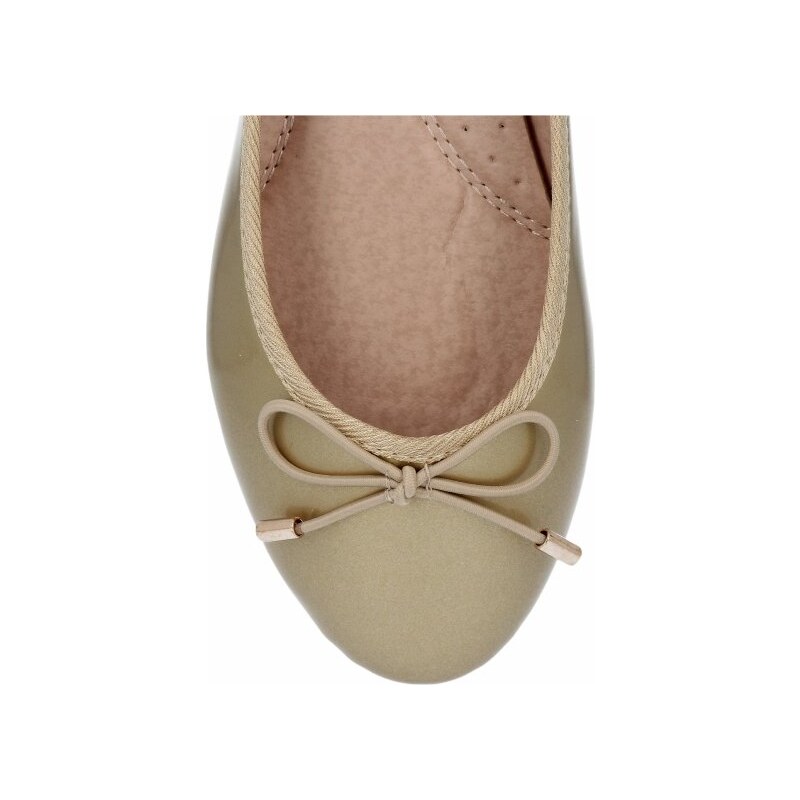 női balerina cipő Bellicy arany C118