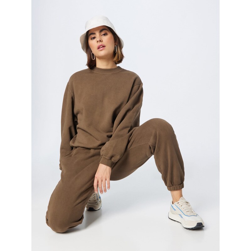 A LOT LESS Tréning póló 'Haven' sötét barna