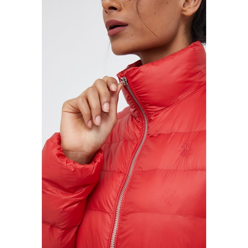 Polo Ralph Lauren rövid kabát női, piros, átmeneti