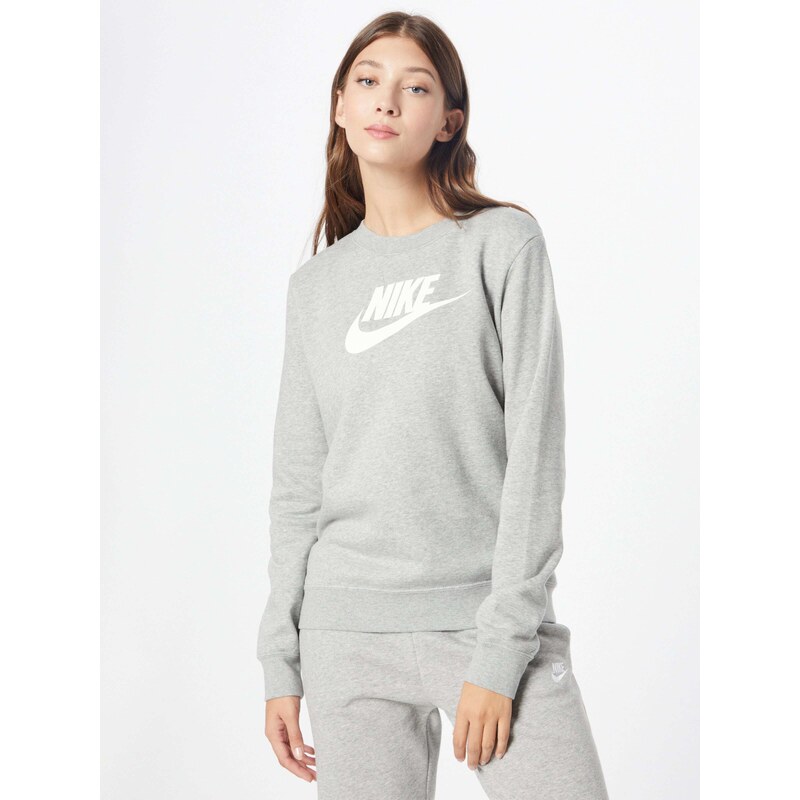 Nike Sportswear Tréning póló szürke melír / fehér